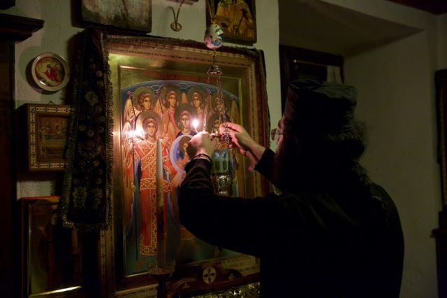 10043 - Φωτογραφίες από το Ιβηρίτικο Κελλί της Αγίας Άννης, στις Καρυές του Αγίου Όρους, την ημέρα της πανήγυρης - Φωτογραφία 13