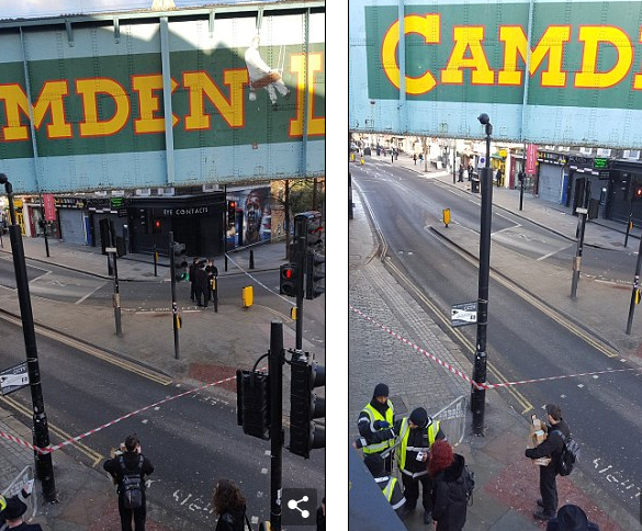 Ανατίναξαν ΑΤΜ στο Camden Market του Λονδίνου - Φωτογραφία 3
