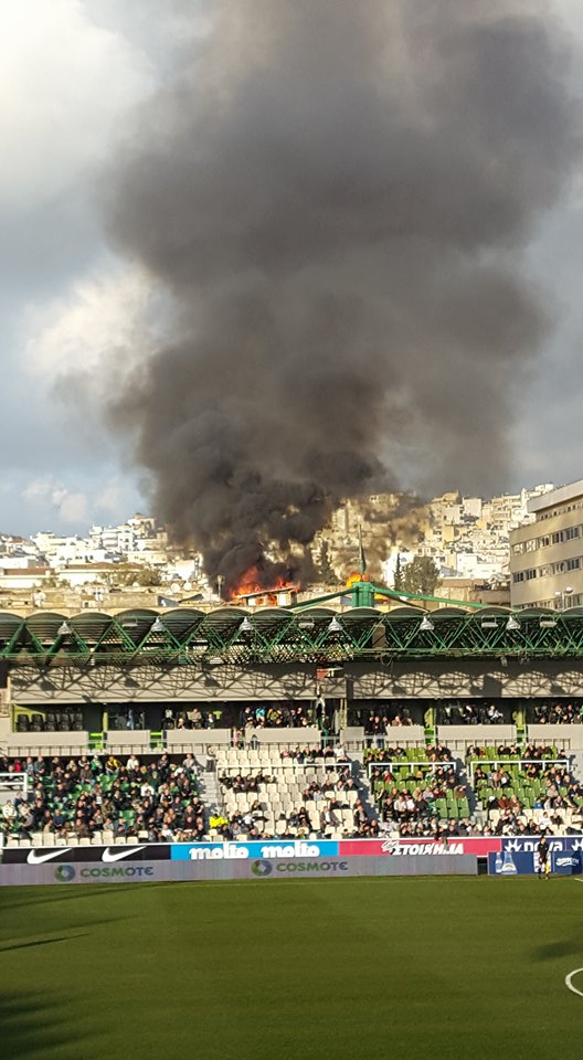 Φωτιά πίσω από το γήπεδο του Παναθηναϊκού - Φωτογραφία 3