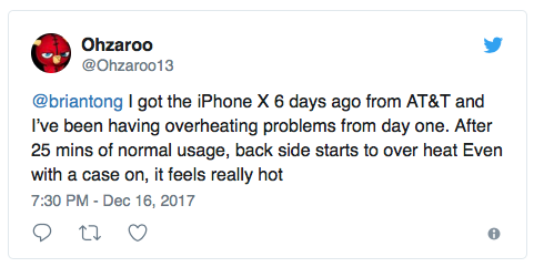 Το iphone X θερμαίνεται επικίνδυνα σε πολλούς χρηστες - Φωτογραφία 3