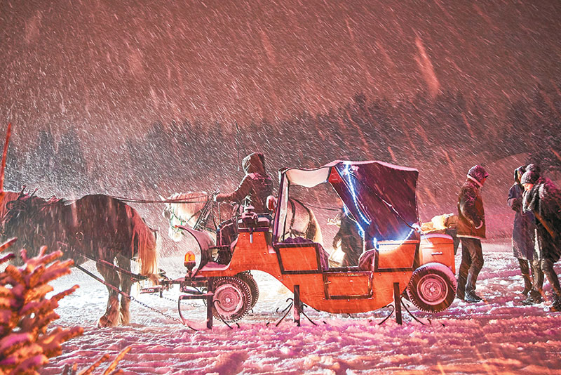 Κουρσεβέλ: Χιονοθύελλα και μποτιλιάρισμα ωρών - Φωτογραφία 6