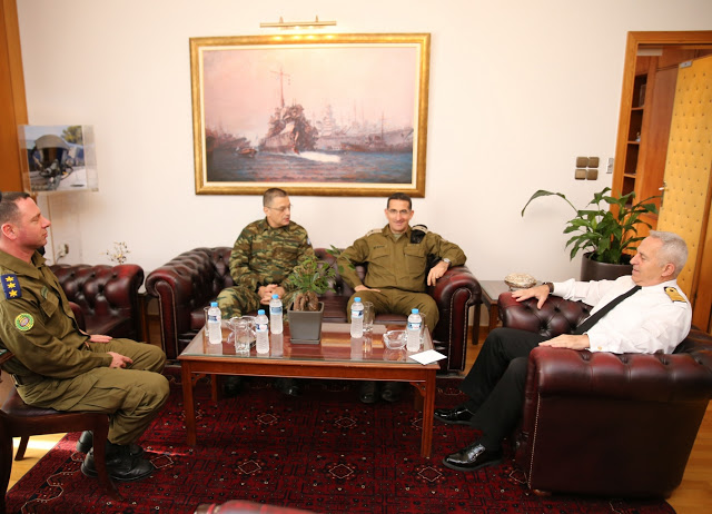 Συνάντηση Αρχηγού ΓΕΕΘΑ με τον Αρχηγό Χερσαίων Δυνάμεων του Ισραήλ - Φωτογραφία 3