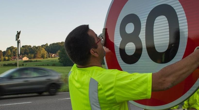 Γαλλία: Μείωση του ορίου ταχύτητας στα 80 χλμ/ώρα στο δευτερεύον οδικό δίκτυο - Φωτογραφία 1