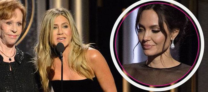 Golden Globes: Η αντίδραση της Angelina Jolie όταν η Jennifer Aniston ανέβηκε στη σκηνή έγινε viral! - Φωτογραφία 1