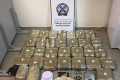 Αδέλφια από την Αλβανία με 38 κιλά χασίς (φωτό)