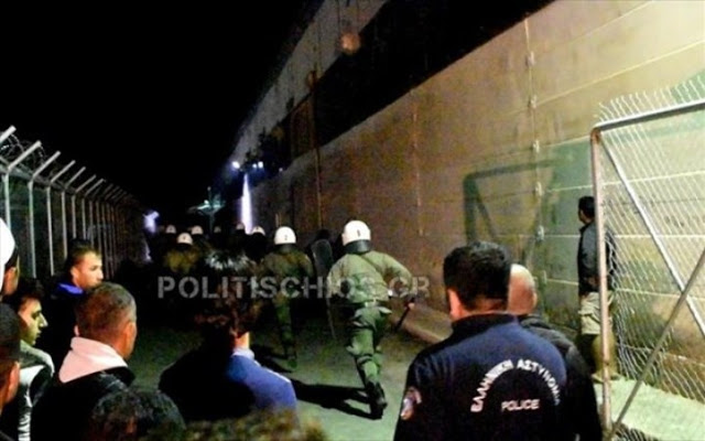 Χίος: Νύχτα έντασης στη ΒΙ.ΑΛ. με επεισόδια και προσαγωγές - Φωτογραφία 1