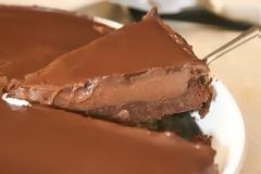 Cheesecake πραλίνας χωρίς ψήσιμο!