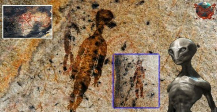Βραχογραφίες 10.000 ετών «δείχνουν» εξωγήινους και ιπτάμενους δίσκους [Βίντεο] - Φωτογραφία 1