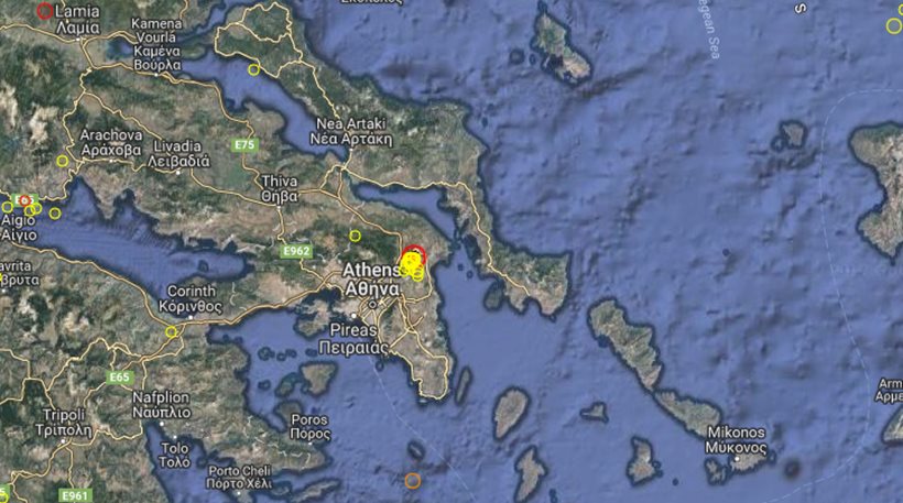 Ισχυρή σεισμική δόνηση 4,2 Ρίχτερ ταρακούνησε την Αθήνα - Φωτογραφία 1