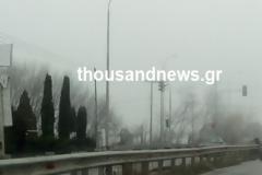Εξαφανίστηκε η νύφη του Βορρά μέσα σε ένα πέπλο ομίχλης - Συνεχίζονται τα έντονα προβλήματα στο αεροδρόμιο Μακεδονία