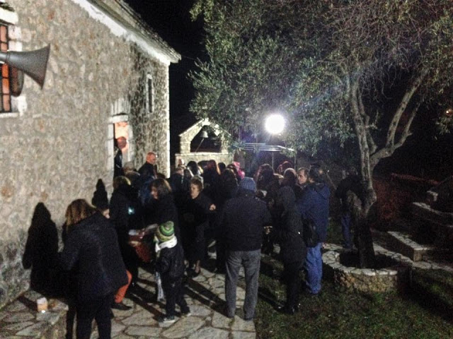 Ο Εσπερινός στο βυζαντινό εκκλησάκι του Αγίου ΕΥΘΥΜΙΟΥ στην ΚΩΝΩΠΙΝΑ (ΦΩΤΟ) - Φωτογραφία 19