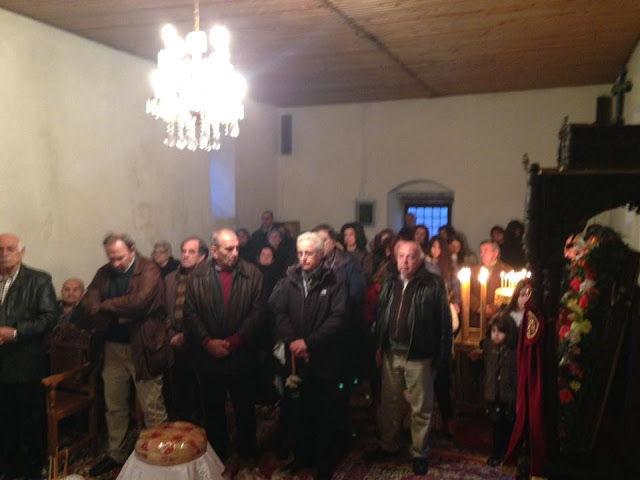 Ο Εσπερινός στο βυζαντινό εκκλησάκι του Αγίου ΕΥΘΥΜΙΟΥ στην ΚΩΝΩΠΙΝΑ (ΦΩΤΟ) - Φωτογραφία 20