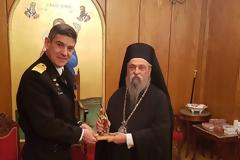 Συνάντηση Αρχηγού Στόλου με τον Μητροπολίτη Λαρίσης