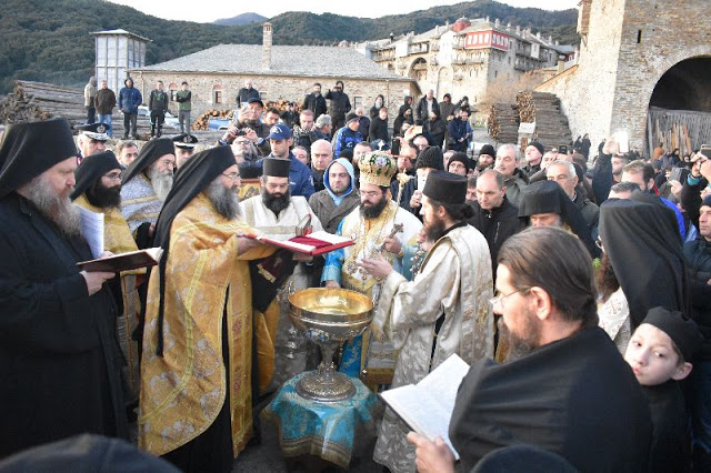 10142 - Φωτογραφίες από τα Θεοφάνεια στην Ιερά Μονή Ιβήρων Αγίου Όρους - Φωτογραφία 9