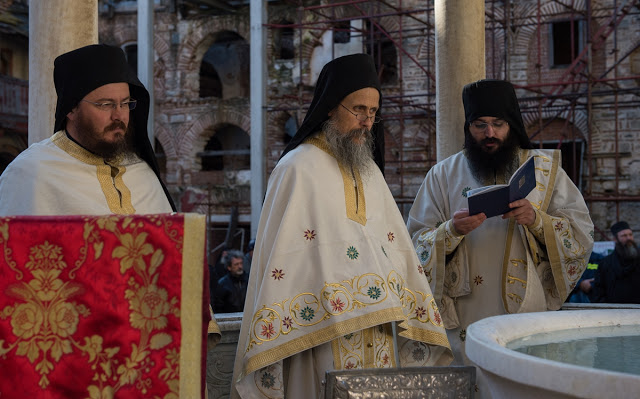 10143 - Φωτογραφίες από τα Θεοφάνεια στην Ιερά Μονή Χιλιανδαρίου Αγίου Όρους - Φωτογραφία 16