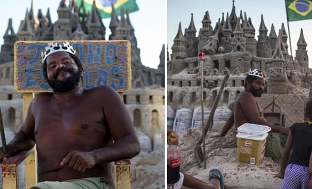 Βραζιλία: Μένει 22 χρόνια σε κάστρο από άμμο - Φωτογραφία 2