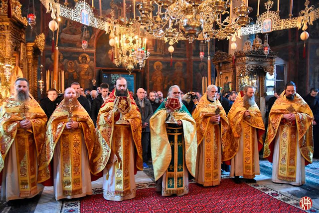 10161 - Ο εορτασμός του Αγίου Σάββα στην Ιερά Μονή Χιλιανδαρίου - Φωτογραφία 12