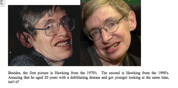 Περίεργη θεωρία συνωμοσίας: Ο Stephen Hawking είναι νεκρός κι έχει αντικατασταθεί από σωσία! [video] - Φωτογραφία 3