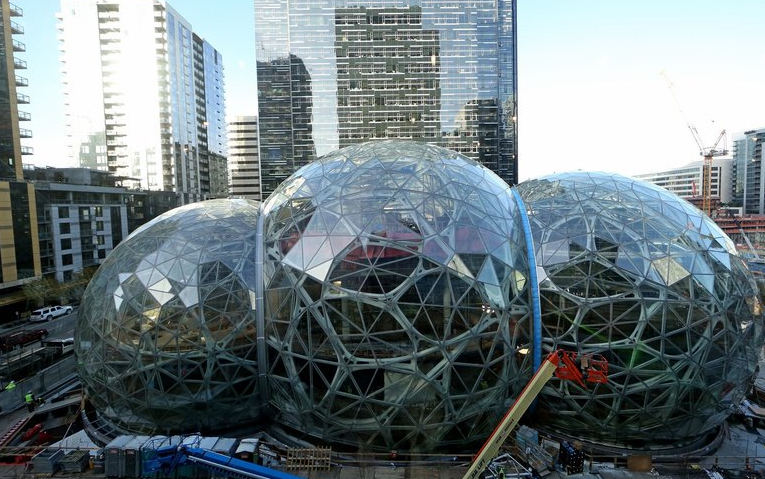 Spheres: Ένα τροπικό δάσος μέσα σε τρεις σφαίρες τα νέα γραφεία της Amazon! - Φωτογραφία 3