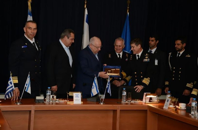 Ύψιστη τιμή για το ΠΝ. Επίσκεψη του Προέδρου του Κράτους του Ισραήλ Reuven Rivlin στο Αρχηγείο Στόλου - Φωτογραφία 10