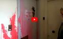 Επίθεση με συνθήματα και μπογιά στα γραφεία του Γ.Λαϊνιώτη των ΑΝΕΛ – Οι απειλές – Τι είχε πει νωρίτερα για το «Μακεδονικό» [Βίντεο]