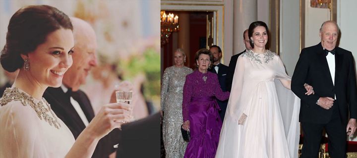 Με παραμυθένια δημιουργία Alexander McQueen η Kate Middleton στο δείπνο της βασιλικής οικογένειας του Oslo  #Dwts6  #MasterChefGR - Φωτογραφία 1