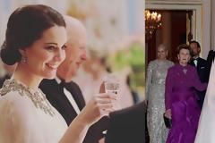 Με παραμυθένια δημιουργία Alexander McQueen η Kate Middleton στο δείπνο της βασιλικής οικογένειας του Oslo  #Dwts6  #MasterChefGR