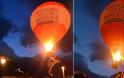 Τεράστιο αερόστατο με σύνθημα για την Μακεδονία υψώθηκε πάνω από το Άργος