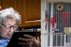 Επίθεση αντιεξουσιαστών στο σπίτι του Μίκη Θεοδωράκη [photos]