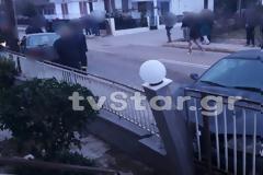 Τροχαίο στο Λιανοκλάδι. Ι.Χ. καρφώθηκε σε μάντρα σπιτιού