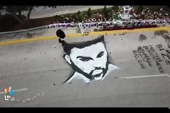 Παντελής Παντελίδης: Έφτιαξαν τεράστιο graffiti στο σημείο του δυστυχήματος