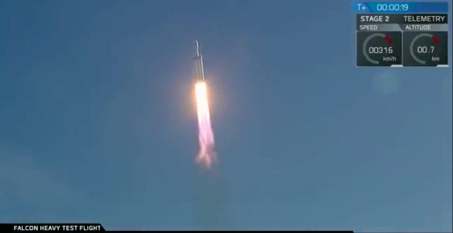 Ιστορική στιγμή: Ο «Falcon Heavy» του Έλον Μασκ ξεκίνησε το ταξίδι για τον Άρη! - Φωτογραφία 2