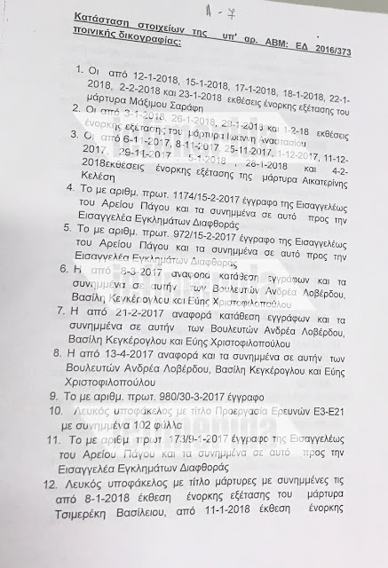 Αυτές είναι οι πρώτες σελίδες της δικογραφίας Novartis [photos] - Φωτογραφία 3