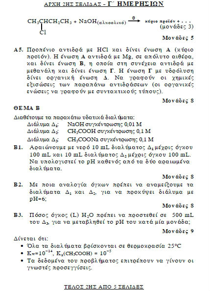 Πανελλαδικές 2012: Τα θέματα σε Χημεία, Βιολογία, Ιστορία, Αρχές Οργάνωσης - Φωτογραφία 3