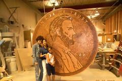 Γιγάντιο μονόλεπτο από 84000 κέρματα