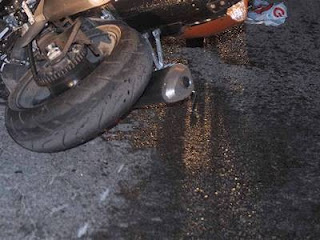 Μυτιλήνη: Τροχαίο ατύχημα με μοτοσικλέτα - Φωτογραφία 1
