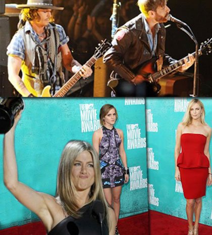 MTV Movie Awards 2012: H παλαιστής Charlize και ο μουσικός Johnny - Φωτογραφία 1