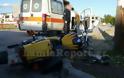 Λαμία: Τροχαίο με μηχανή σε διασταύρωση «καρμανιόλα» [photos]