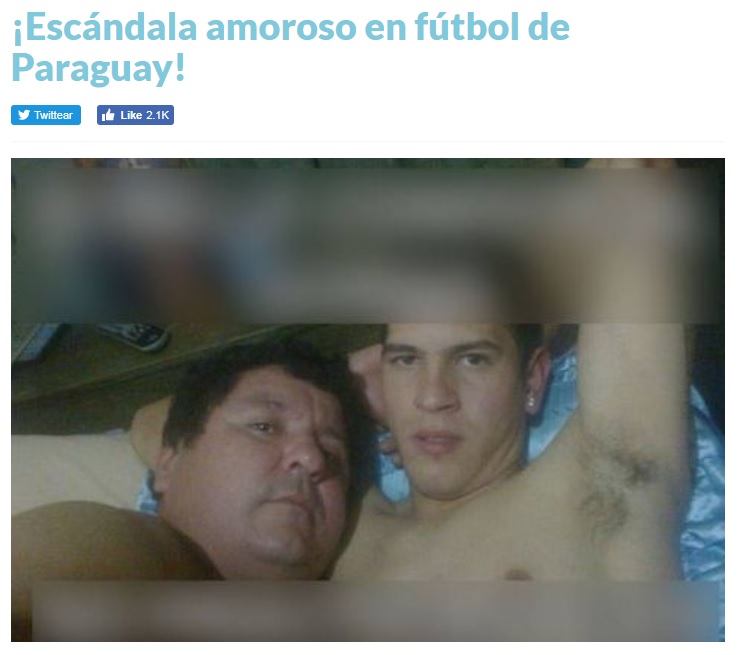 Σκάνδαλο στην Παραγουάη: Πρόεδρος ομάδας είχε σχέση με ποδοσφαιριστή - Φωτογραφία 2