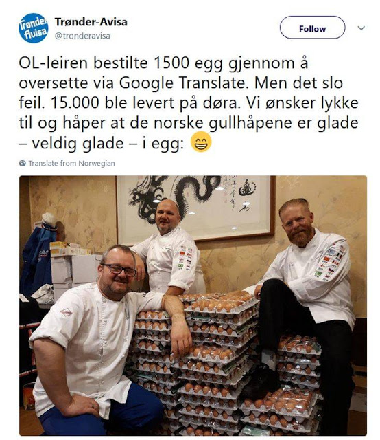 Νορβηγοί σεφ παρήγγειλαν 15.000 αυγά αντί για 1.500! - Φωτογραφία 2
