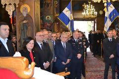 Απότιση φόρου τιμής στους πεσόντες στο καθήκον Αστυνομικούς