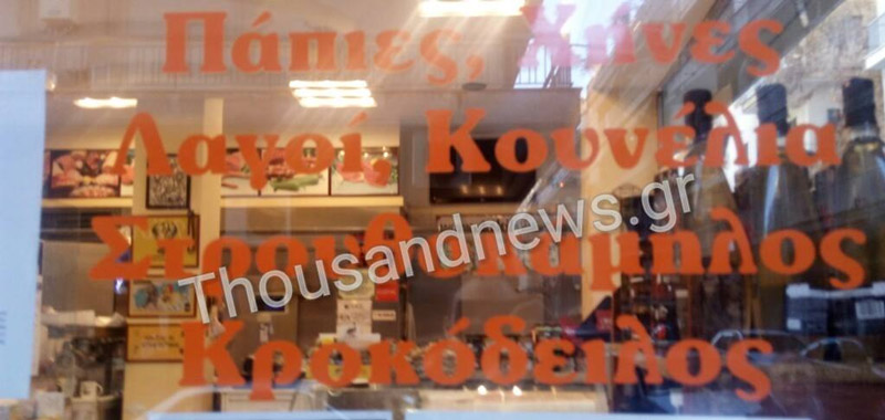 Θεσσαλονίκη: Κρεοπωλείο πουλάει κρέας κροκόδειλου, στρουθοκαμήλου και καγκουρό - Φωτογραφία 4