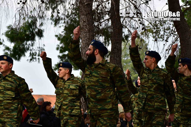 Ιστορική τελευταία ορκωμοσία στο ΚΕΜΧ Ναυπλίου της Α ΕΣΣΟ 2018 (βίντεο) - Φωτογραφία 43