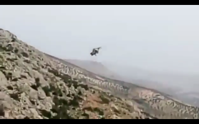 Τουρκικό στρατιωτικό ελικόπτερο καταρρίφθηκε στη Συρία Βιντεο - Φωτογραφία 1