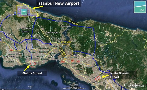 Πότε θα λειτουργήσει το νέο, φαραωνικό, αεροδρόμιο της Κωνσταντινούπολης  [photos+video] - Φωτογραφία 3