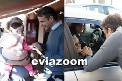 Εικόνες από την περιοδεία Μητσοτάκη στην Εύβοια: Χαιρέτησε από παιδιά μέχρι οδηγούς! (ΦΩΤΟ)