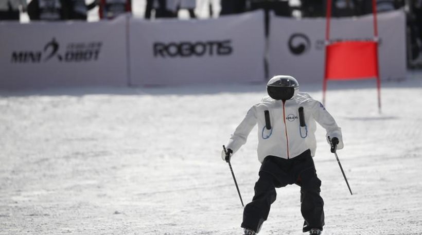 Ρομπότ σκιέρ έκαναν τους δικούς τους Ολυμπιακούς Αγώνες στη Νότια Κορέα - Φωτογραφία 1