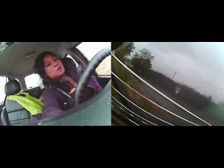 Κάμερα μέσα από αυτοκίνητο καταγράφει την αντίδραση γυναίκας σε τροχαίο [video] - Φωτογραφία 1