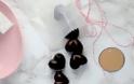 Αλατισμένες σοκολατένιες καρδιές καρύδας
