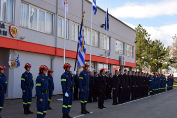 Ορκωμοσία Δοκίμων Πυροσβεστών στη Σχολή Πυροσβεστών στην Πτολεμαΐδα (φωτογραφίες) - Φωτογραφία 2